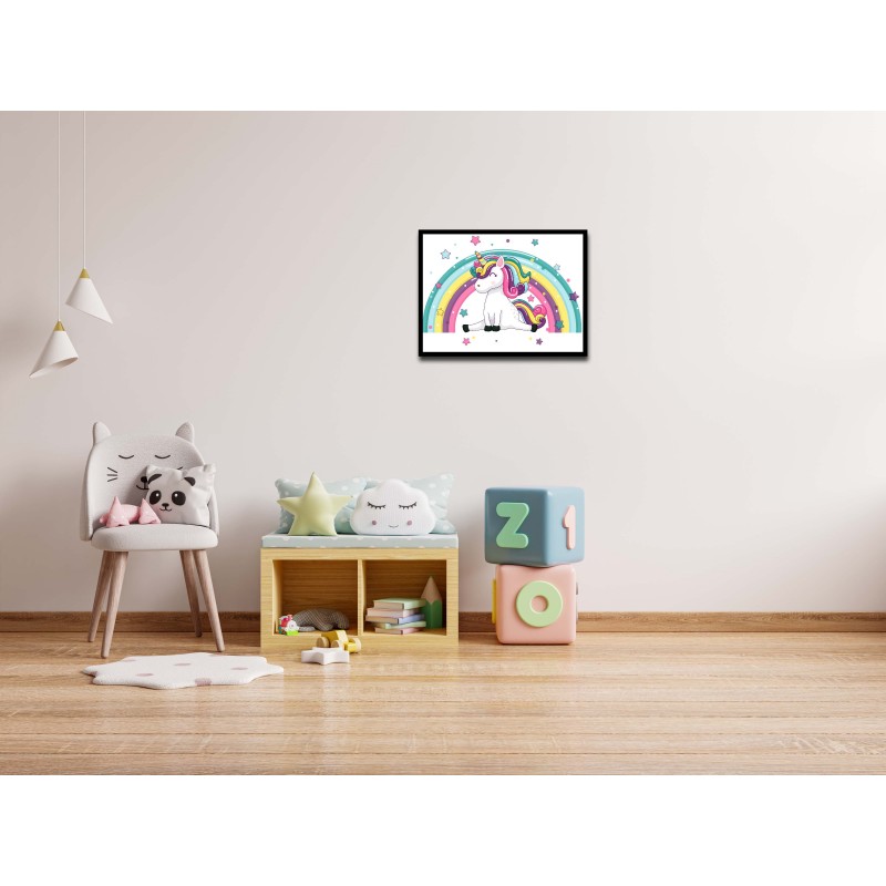 Unicorn Rainbow παιδικό σχέδιο