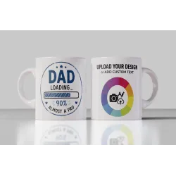 Κούπα Dad Loading 90% για μέλλοντα πατέρα