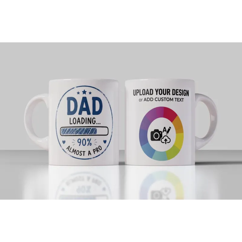 Κούπα Dad Loading 90% για μέλλοντα πατέρα